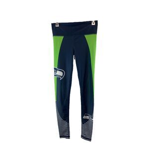 NFL Team Seattle Seahawks Womens Leggings High Waisted Yoga Pants Stretchy Small
